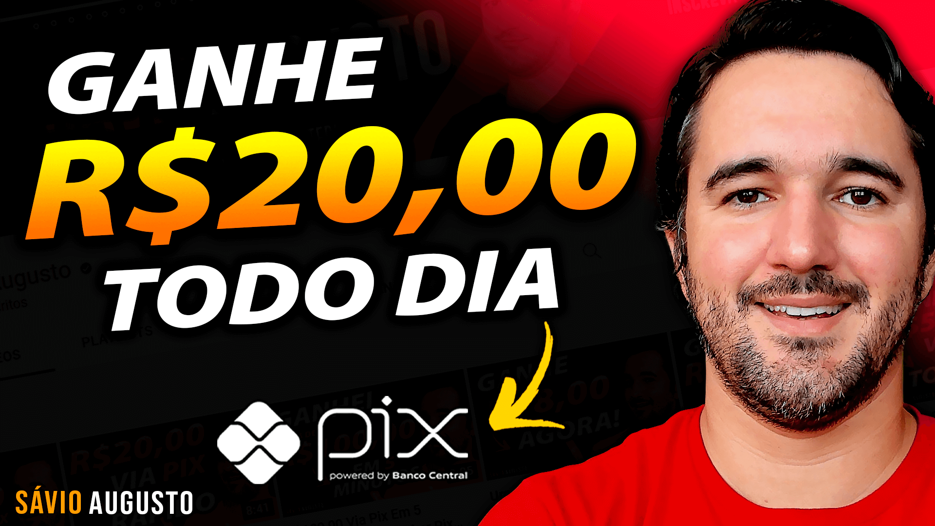 Como Ganhar R 20 00 Via Pix Todo Dia Como Ganhar Dinheiro Na Internet