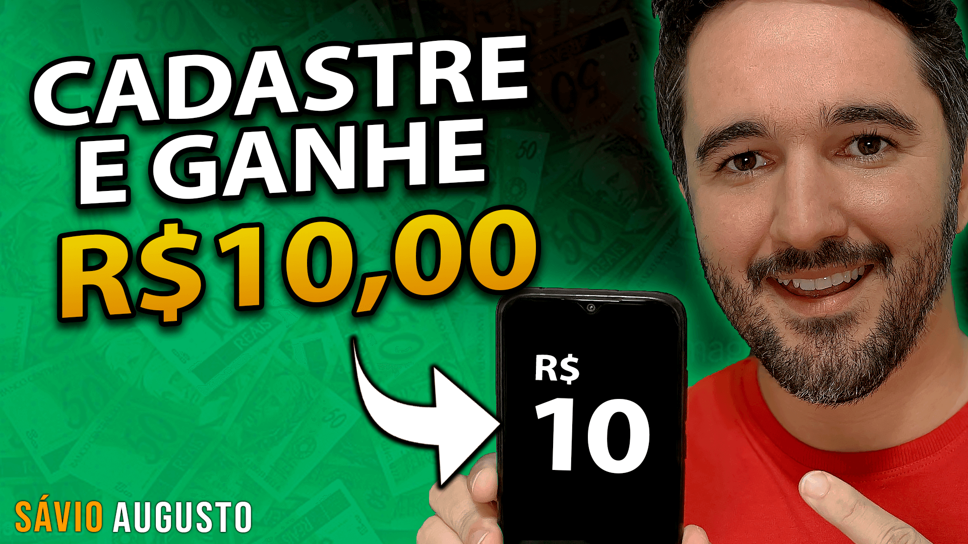 Ganhe R10 Só Por Se Cadastrar Sávio Augusto Youtuber 