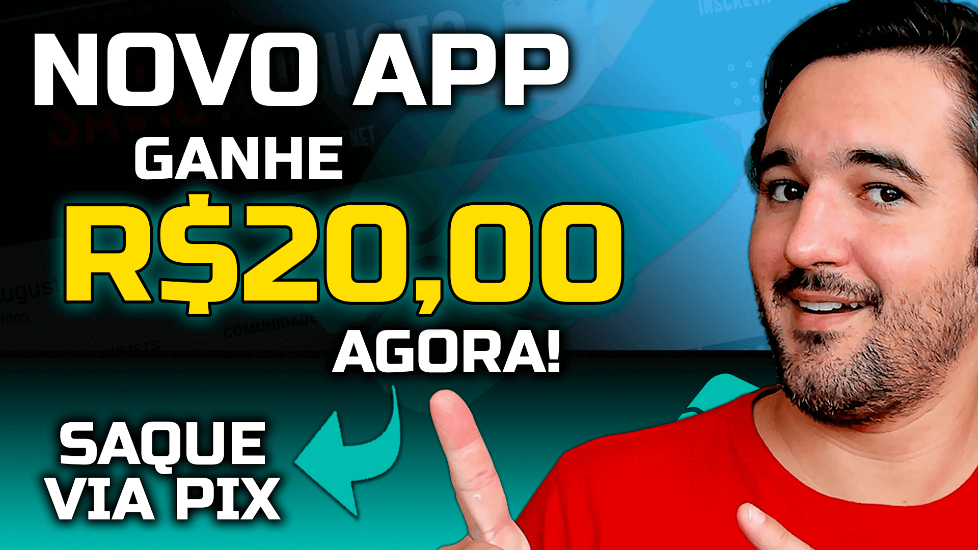 Novo App Pagando R2000 Via Pix Sávio Augusto Youtuber 5153