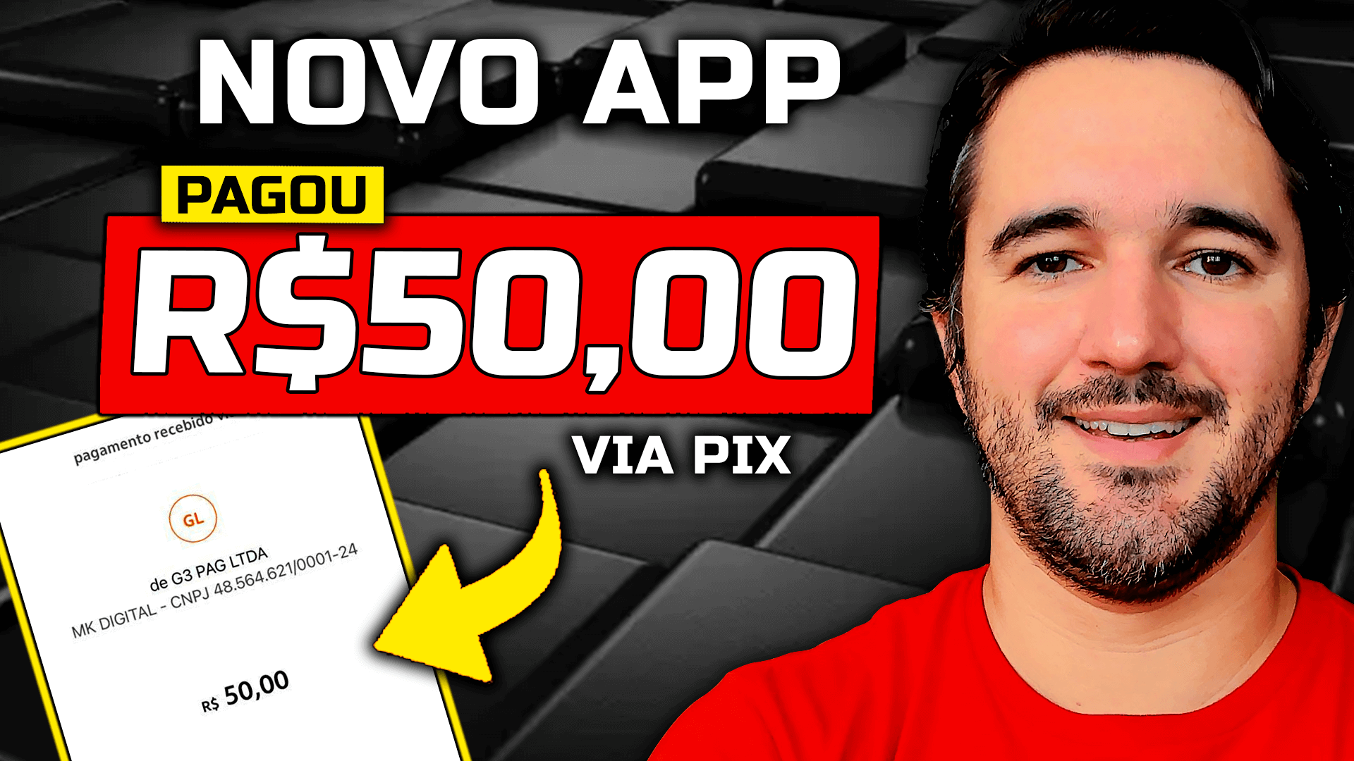 Novo App Saquei E Pagou R50 Via Pix Aplicativo Para Ganhar Dinheiro Sávio Augusto Youtuber 