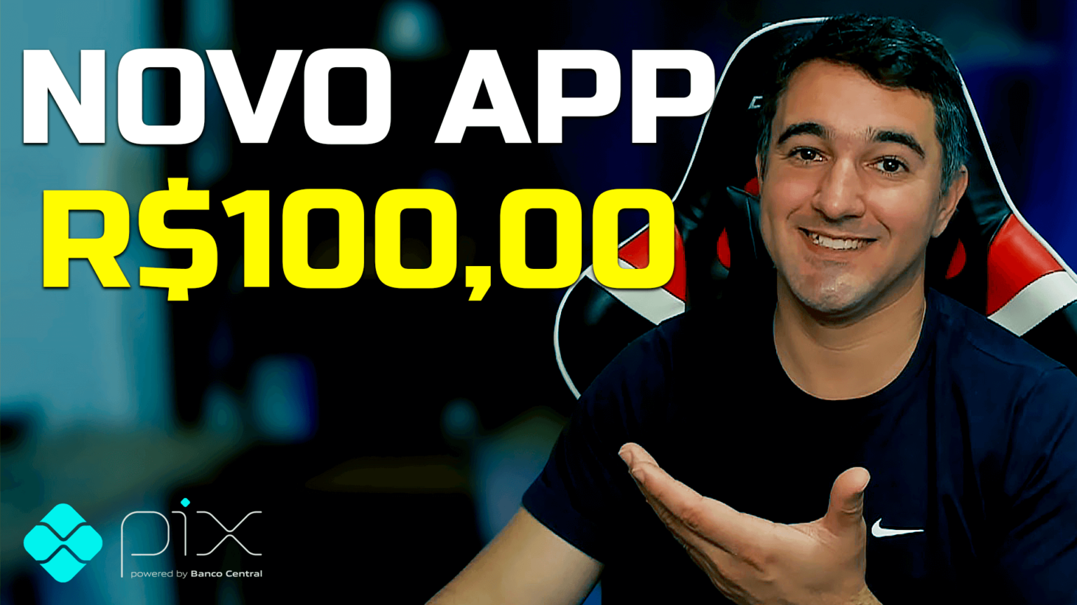 Novo Aplicativo Pagou R100 Reais Via Pix Sávio Augusto Youtuber 